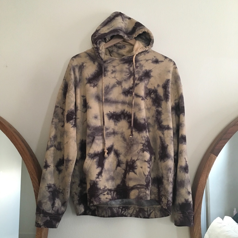 Standard Cloth Tie Dye purple hoodie